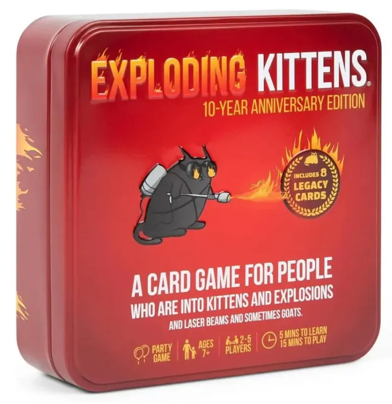 Nedsatt pris - Exploding Kittens Tin 10th Year Anniversary Edition