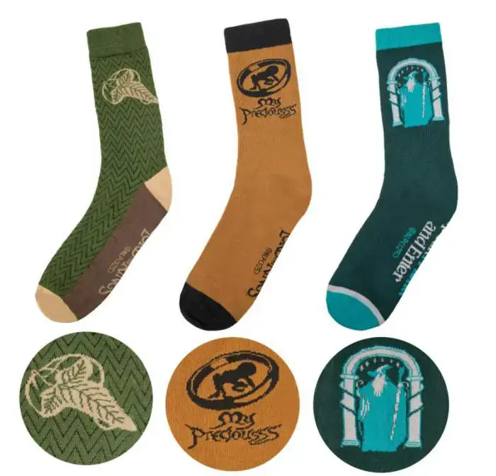 Extra rabatt - LotR Socks 3-pack Leaf, Ring & Door