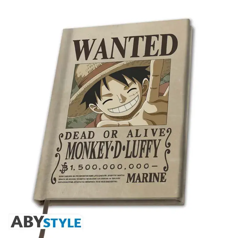 Wanted Luffy A5 Notebook - Nyhet i sortimentet