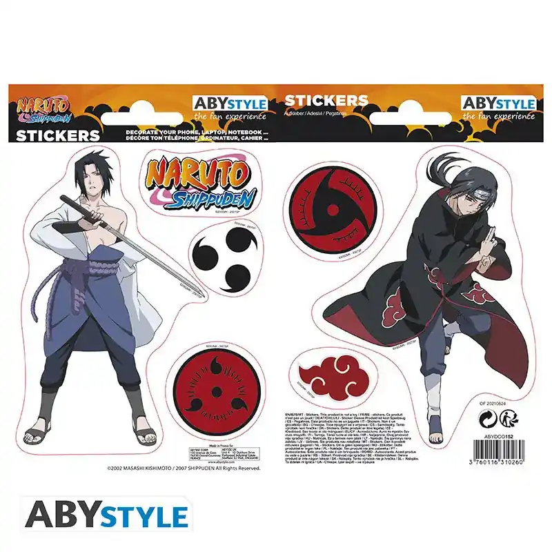 Ta chansen | Stickers 2 sheets - Sasuke/ Itachi
