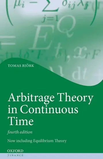 Arbitrage Theory in Continuous Time - Endast idag
