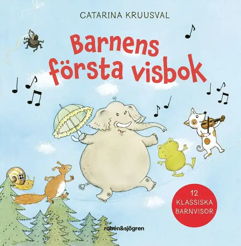 Superpris - Barnens första visbok 12 klassiska barnvisor