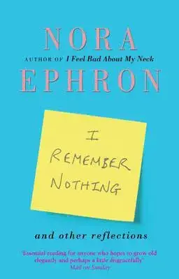 Endast idag - I Remember Nothing and other reflections