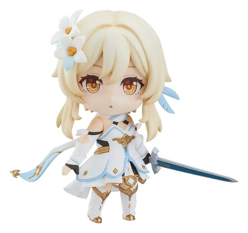 Skaffa nu - Genshin Impact Nendoroid Actionfigur Resenär (Lumine) 10 cm