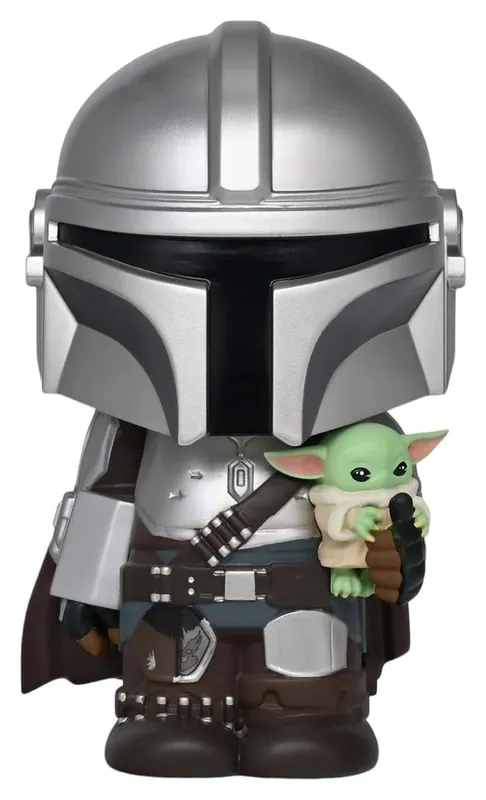 Star Wars Sparbössa i form av Mandalorian och Grogu - Expressleverans