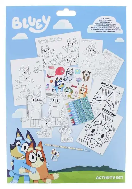 Precis tillagt - Bluey Activity & Fun Set